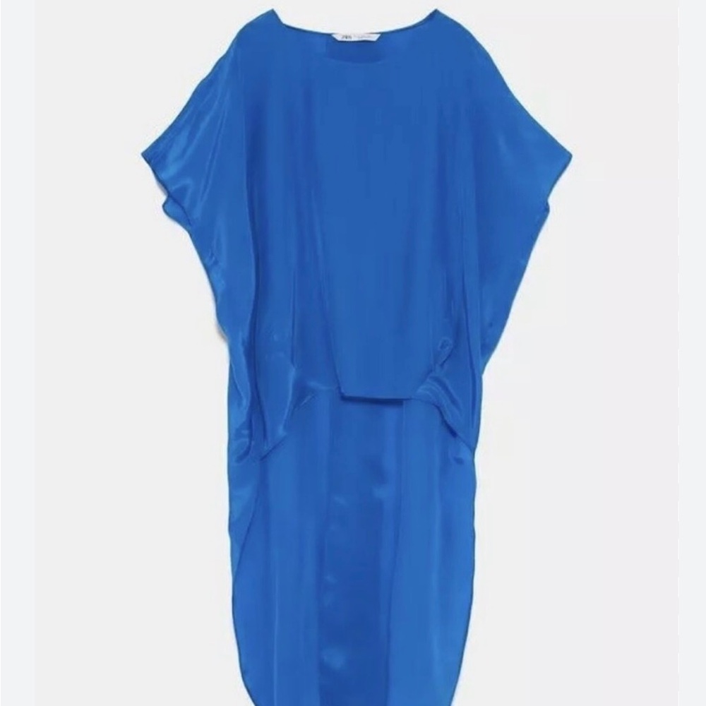 Zara high low blouse